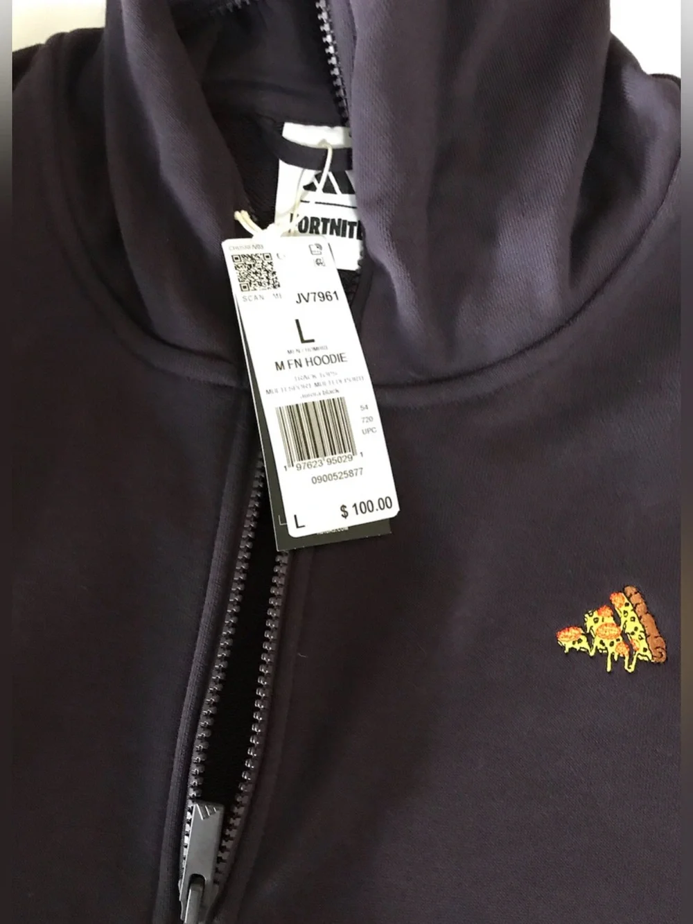 Adidas X Fortnite Men’s Zip Up Hoodie Size Large